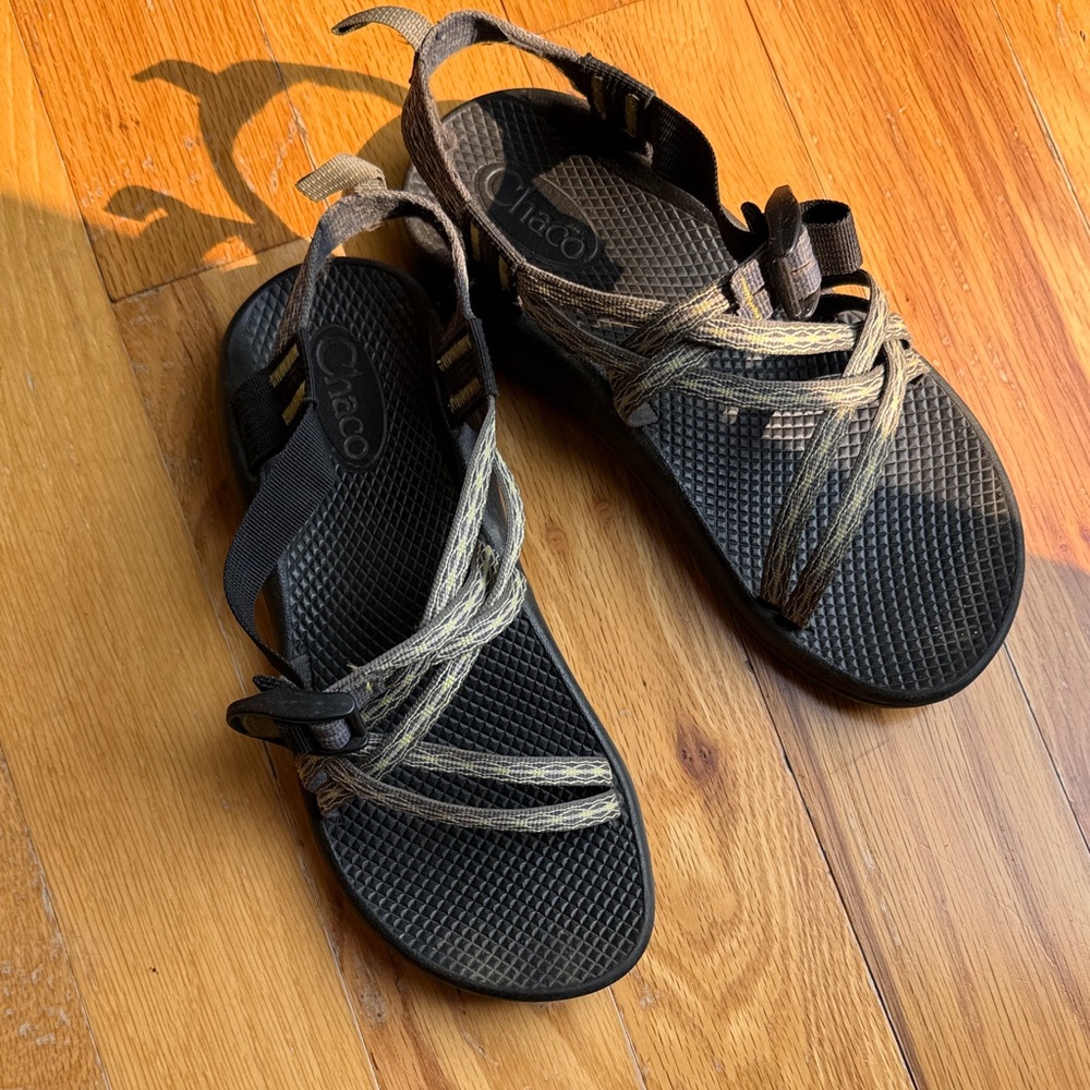 Chaco Black and Tan Sandals